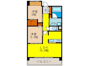 リラフォート千里中央の物件間取画像